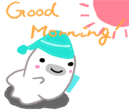 Daily life of a seal family sticker #11436352