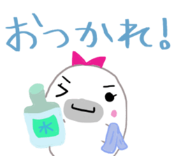 Daily life of a seal family sticker #11436354