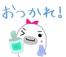 Daily life of a seal family sticker #11436354