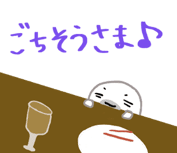 Daily life of a seal family sticker #11436364