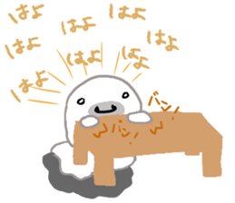 Daily life of a seal family sticker #11436365