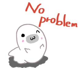 Daily life of a seal family sticker #11436373