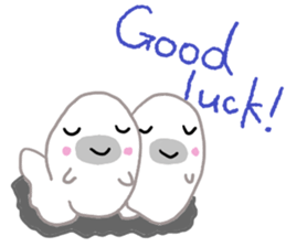 Daily life of a seal family sticker #11436374