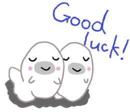 Daily life of a seal family sticker #11436374