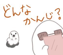 Daily life of a seal family sticker #11436376