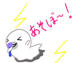 Daily life of a seal family sticker #11436381