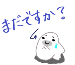 Daily life of a seal family sticker #11436388