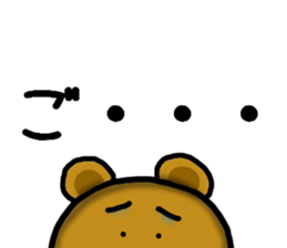 Lazy bear--3 sticker #11436406