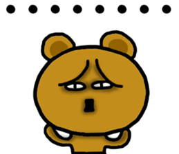 Lazy bear--3 sticker #11436419