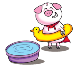 The Super Buta (International) sticker #11436910