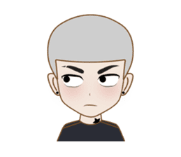 Buzz Cut Mamoru sticker #11438077