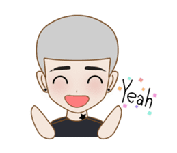 Buzz Cut Mamoru sticker #11438089