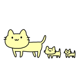 Cat to tell partner sticker #11438268