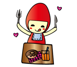 mango chan with family sticker #11438309