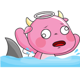 An Angel Calf's Story, ver. 8 sticker #11438720