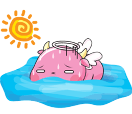 An Angel Calf's Story, ver. 8 sticker #11438724