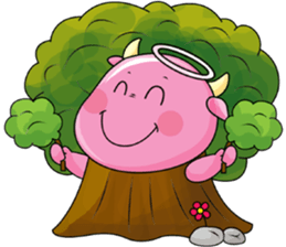 An Angel Calf's Story, ver. 8 sticker #11438749