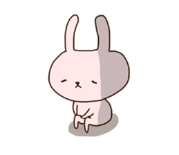 Rabbit and Seal Sticker 2 sticker #11439052