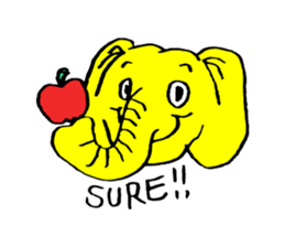 Funky Elephants sticker #11439157