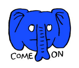 Funky Elephants sticker #11439159
