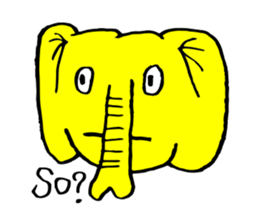 Funky Elephants sticker #11439160