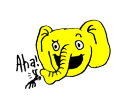 Funky Elephants sticker #11439162