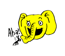 Funky Elephants sticker #11439162