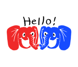 Funky Elephants sticker #11439166