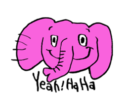Funky Elephants sticker #11439172