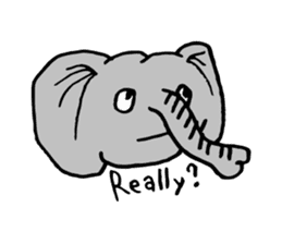 Funky Elephants sticker #11439173