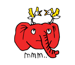 Funky Elephants sticker #11439175