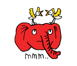 Funky Elephants sticker #11439175