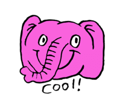 Funky Elephants sticker #11439179