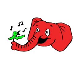 Funky Elephants sticker #11439184