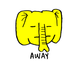 Funky Elephants sticker #11439187