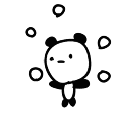 ghost panda 2 sticker #11439263