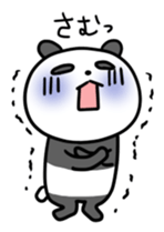 Panda & nose glasses 2 sticker #11439560