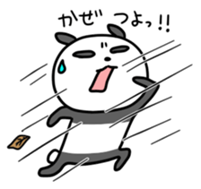 Panda & nose glasses 2 sticker #11439561