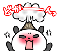 Panda & nose glasses 2 sticker #11439579