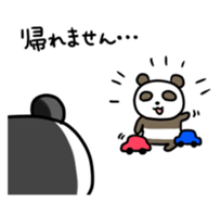 Panda & nose glasses 2 sticker #11439586