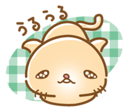 sleepy cat and the seal sticker #11439728