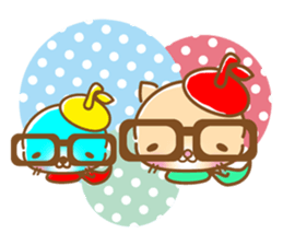 sleepy cat and the seal sticker #11439739