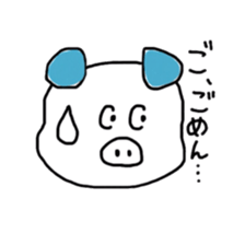 Sticker of hand drawing sticker #11440047