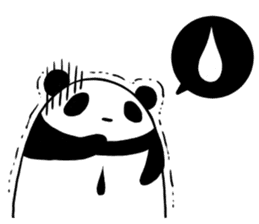 Ink panda sticker #11440294