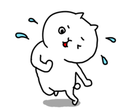 the smile of cat 10 sticker #11440458