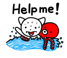 Daifuku of Yuruneko 2 sticker #11440512