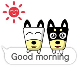 Trapezoidal Dog 8 ( English ) sticker #11440592