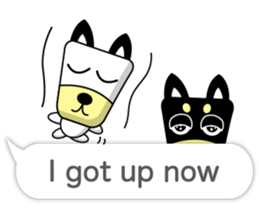 Trapezoidal Dog 8 ( English ) sticker #11440595