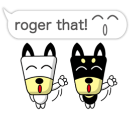 Trapezoidal Dog 8 ( English ) sticker #11440596