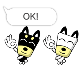 Trapezoidal Dog 8 ( English ) sticker #11440598